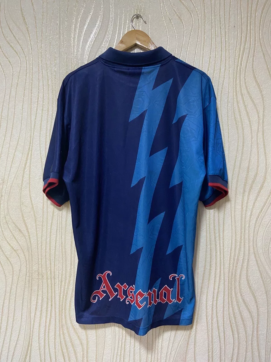 Vintage Soccer Jersey Arsenal Away Long Sleeve 1995/96