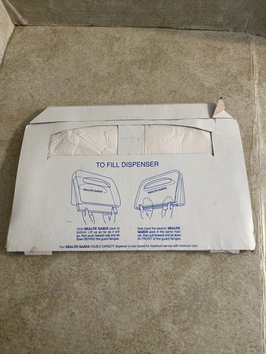 1 PKG. 250 DISPENSER REFILL HEALTH GUARDS/GARDS TOILET SEAT COVERS - Picture 4 of 5