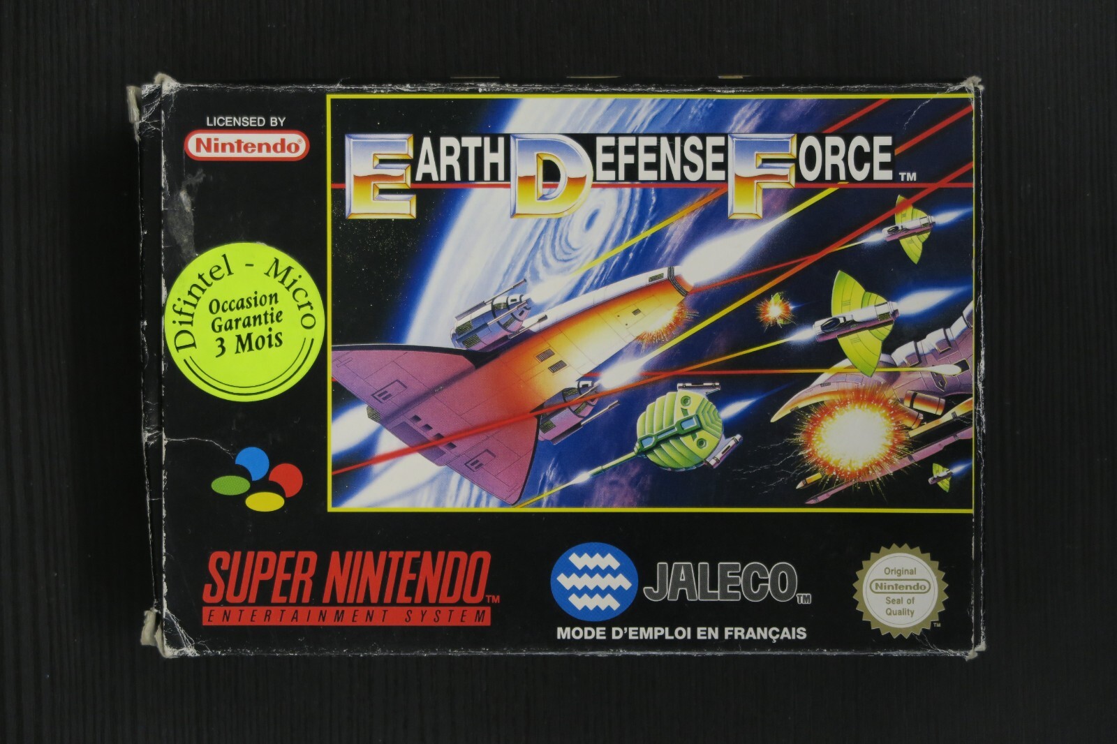 Earth Defense Force Super Nintendo SNES Complet PAL FAH