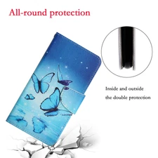 Butterfly Flip Phone Case For iPhone Samsung Huawei LG Sony Xiaomi Nokia OPPO 