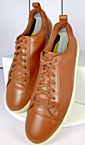Cole Haan Herren Grand Plus Crosscourt C36924 Britisch Hellbraun Leder Sneaker Schuh 9,5 - Bild 11 von 19