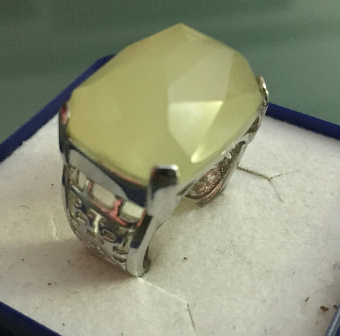 Bague Femme Argent Poincon 925 Sertie P te De Cristal Taill e Maty