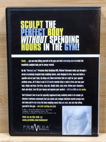 The Workout Less Precision Body Sculpting - Six Week Body Makeover - 2001 - DVD - Picture 5 of 9