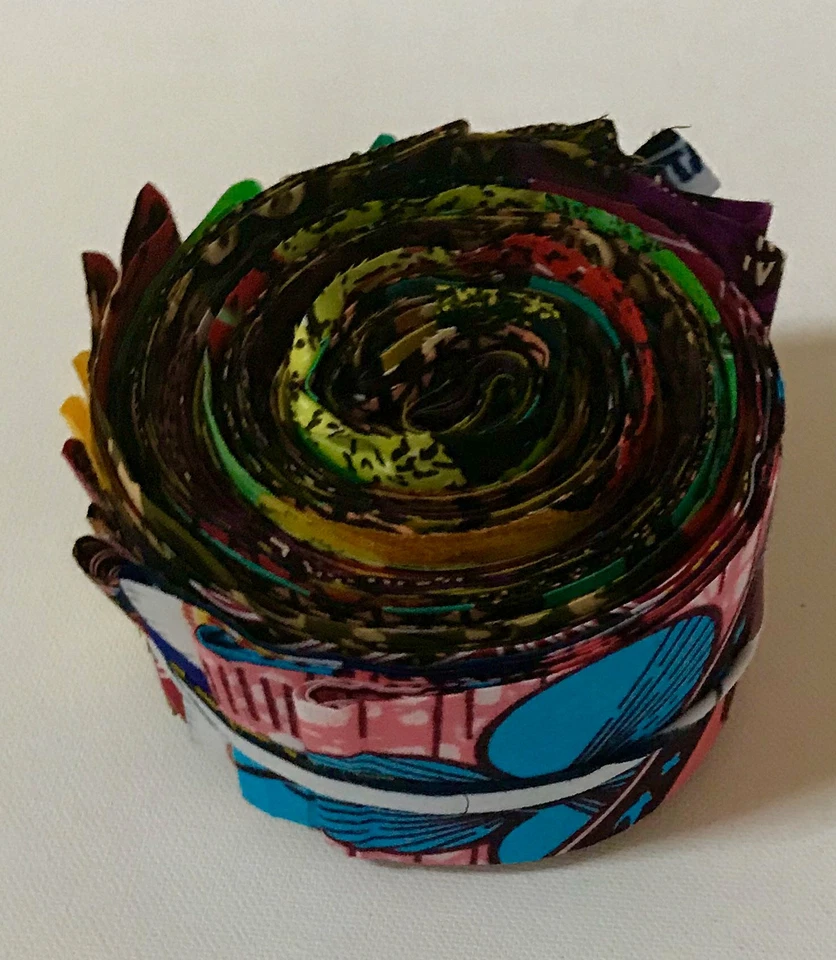 Jelly Roll Fabric - African Print/ Ankara, Precut Quilting 2.5” Strips - Image 3 of 3