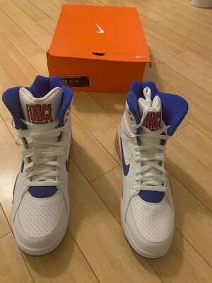 Size 13 Men Air Command Force NikeShoes 684715 101 White Blue Red