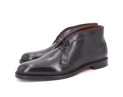 NEW | $788 ALLEN EDMONDS DUNDEE 11.5 A BLACK SHELL CORDOVAN CHUKKA