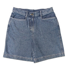 Vintage High Waisted Mom Jean Shorts Womens 4 28x6.5 Retro 90s Denim Grunge