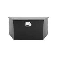 33X13X15.8" Tongue Truck Box Trailer Pick Up Tool Box Storage Organizer Black
