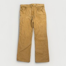 Carhartt Relaxed Fit Straight Leg Tan Canvas Work Pants Men s 34
