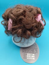 Playhouse Collection VTG Doll Wig VICKIE Auburn Curl Size 8-9 Pink Bows NOS