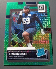 2022 DONRUSS OPTIC KENYON GREEN HOUSTON TEXANS RC GREEN PRIZM #P-354