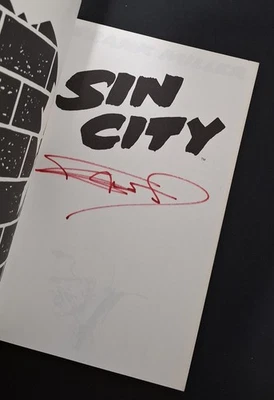 Sin City 2nd Print TPB Softcover Dark Horse Signed by Frank Miller 1993 - Bild 1 von 3