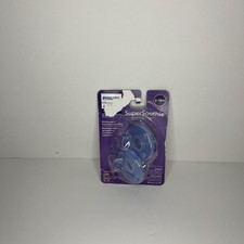 Philips Baby Pacifier Super Soothie Teal, 3-18 months, 2 Pack, SCF192/06