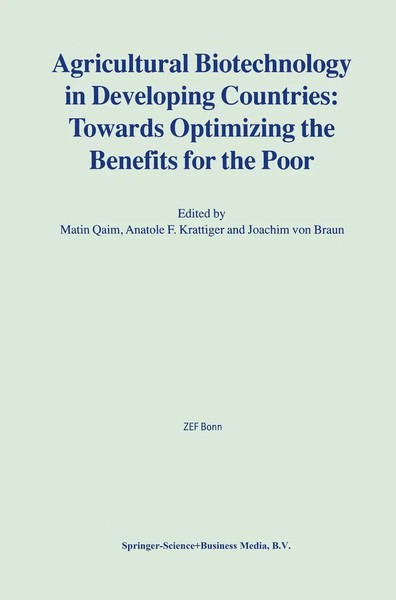 Matin Qaim (U. A.) | Agricultural Biotechnology In Developing Countries | Buch-image