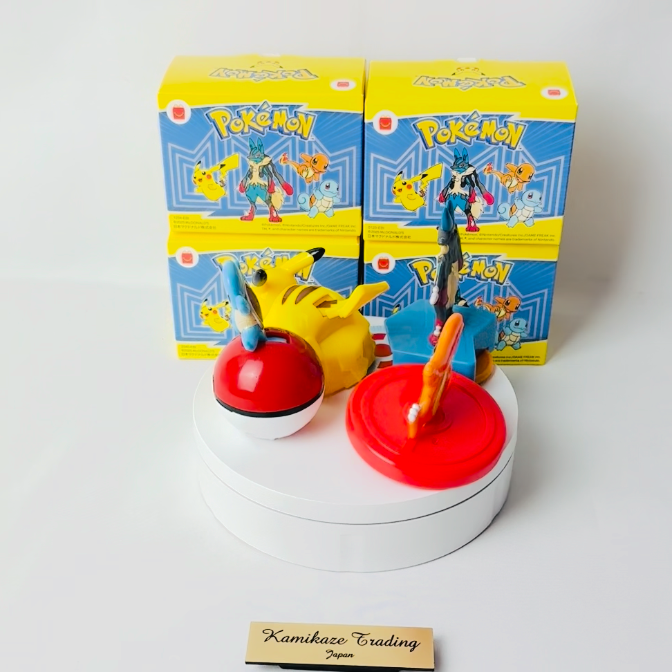 Pokemon McDonalds Japan Happy Meal Toy Complete 4 Set New