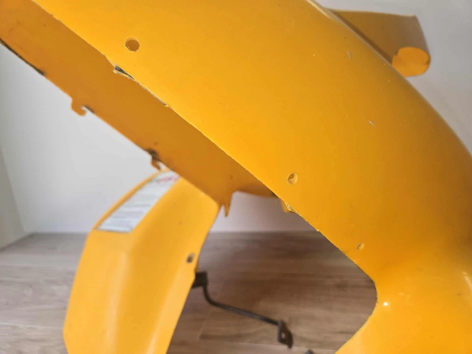 99-04 Honda 400EX 400 EX OEM Front Fenders Yellow - Image 3 of 4