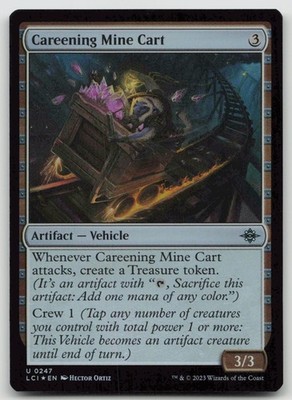 Careening Mine Cart LCI #247 U Foil NM