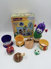 Vintage VeggieTales Dress-Up Mix-up Larry 7" Cucumber Toys Potato head like 2002