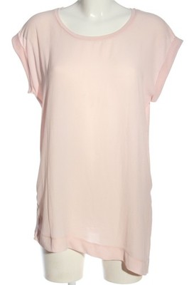 VIOLETA BY MANGO Kurzarm-Bluse Damen Bluse Gr. DE 36 pink Casual-Look