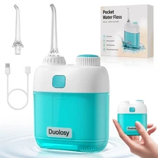 Portable Water Flosser, Cordless Oral Irrigator for Teeth, Mini Flossing Clea...