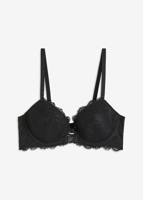 Polster BH mit Bügel Gr. (100) E Schwarz Damen-Bra Oberteil Neu R-Ware*