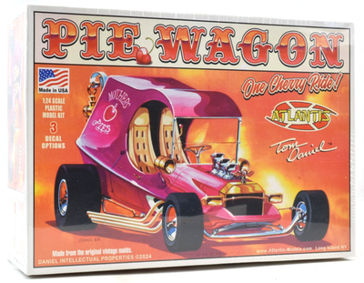 #ad Atlantis Tom Daniel Pie Wagon One Cherry Ride 1:24 Scale Model Car Kit M6738 $26.99