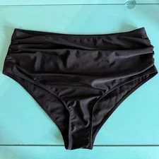 Source Unknown Black High-Waisted Bikini