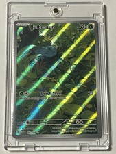 Pokemon Bulbasaur - SV 151 #166/165 - Illustration Rare - NM - FREE SHIPPING on eBay