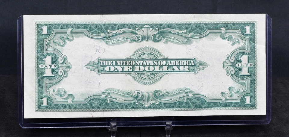 1923 Large Size $1 silver cert  AU (B157) - Image 2 of 2