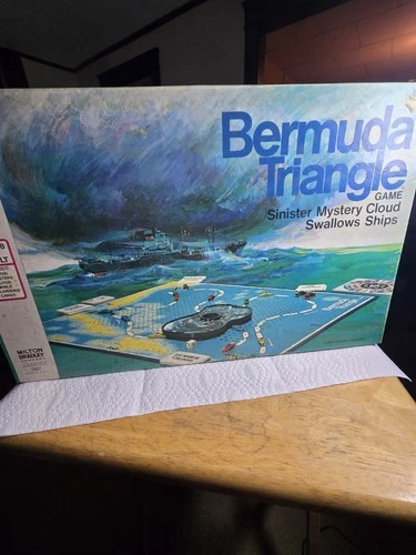 Vintage Milton Bradley Bermuda Triangle 1976 Board Game - Complete