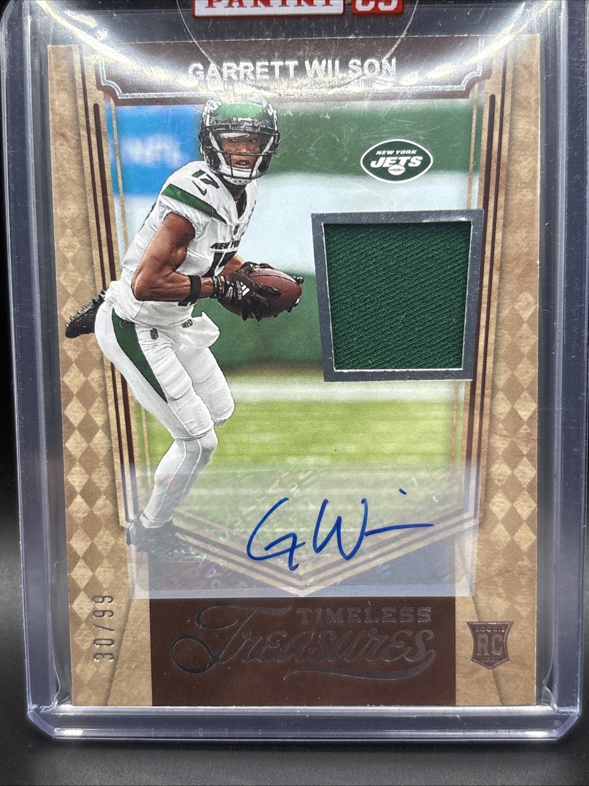 2022 Panini Chronicles - Timeless Treasures Auto Garrett Wilson #TT-GAW #30 /99