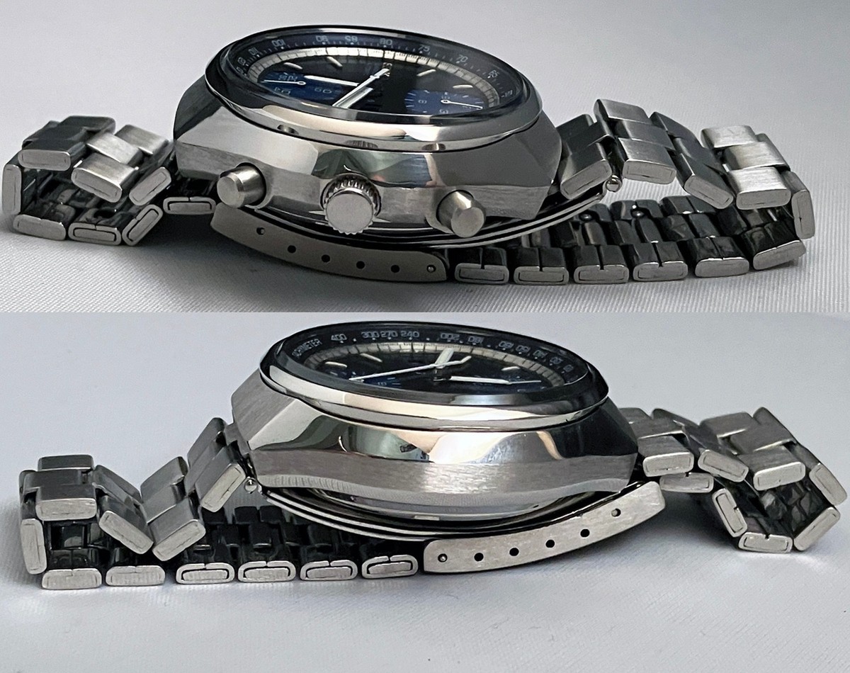 Nice Seiko 6138-8030 Blue Dial w/Original Bracelet - 1977 (English