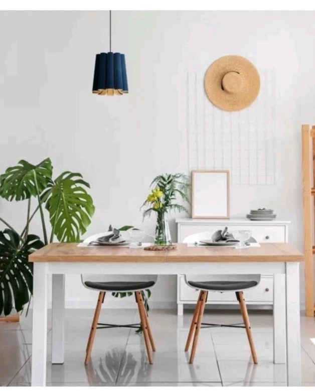 Bruck Renata 56 Long Pendant - 外木色 蓝色, 内灰 11.75 色 — 第 2/4 张图片