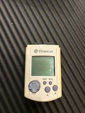 Dreamcast Official VISUAL MEMORY HKT-7000 White NO Cap Sega VMU Japan