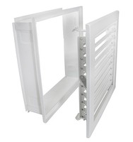 Kaltluftgitter Kgpb 2323 W Weiss 230 X 230 Mm PutzbüNdig Mit Einbaurahmen