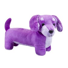 Sausage Dog Purple Soft Toy Fun Doggy Plush