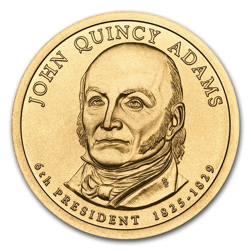 2008-P Presidential Dollar John Quincy Adams — photo from the most recent tracked eBay sale