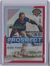 2024 Panini Prospect Edition Holo Red #187 Sidd Finch/George Plimpton  064/199