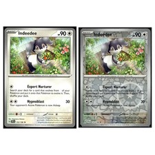 2 Card Pokemon TCG Collection - Indeedee 153/198 Deck Exclusive & Reverse Holo