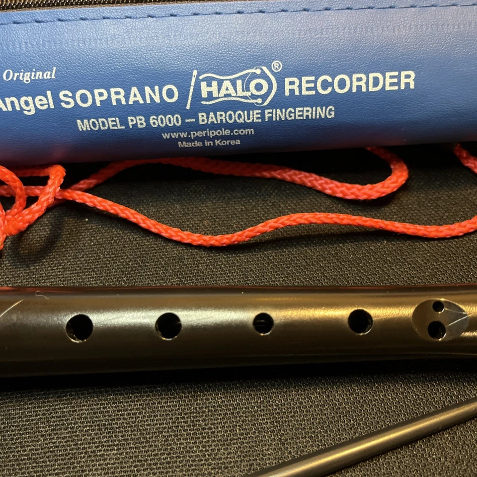 🔥🔥 Peripole Angel Soprano Halo Recorder PB6000 Baroque Fingering 🔥🔥 - Image 2 of 4