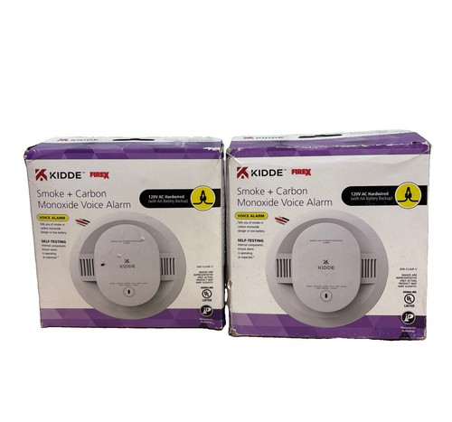2-pack  Kidde Hardwired Interconnectable Smoke and Carbon Monoxide Detector