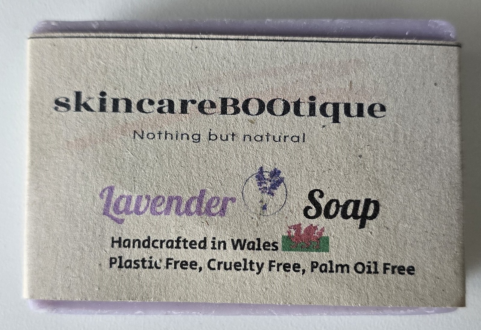 Lavender natural handmade Welsh soap, eco friendly, vegan friendly, cruelty free