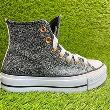 Converse Chuck Taylor All Star Hi Womens Size 6 Black Athletic Shoes Sneakers