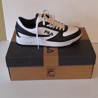FILA A-Low White and Black Women Sneaker Lace Up Logo Low Top 5CM01116-120