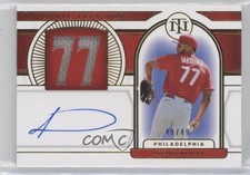 2021 National Treasures Signature Numbers Gold 49/49 Adonis Medina Auto 0s5