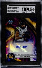 2024 Bowman U Best #BOA-JO Jaydn Ott Best of 2024 Auto Pink Lava /100 SGC 9.5 OU