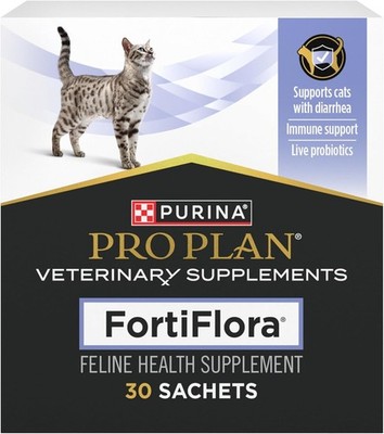 Purina Pro Plan FortiFlora Cat Probiotic Supplement 30ct Box