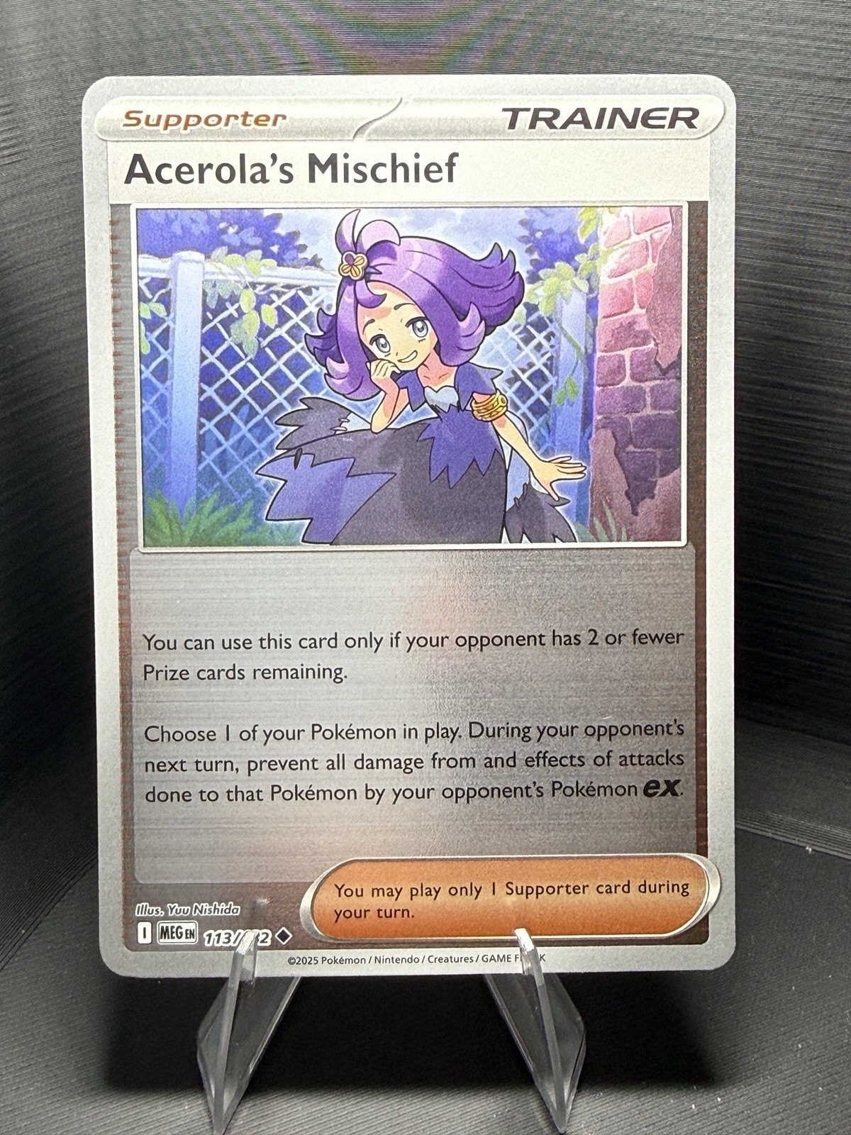Acerola's Mischief 113/132 Reverse Holo Uncommon Mega Evolution Pokemon TCG