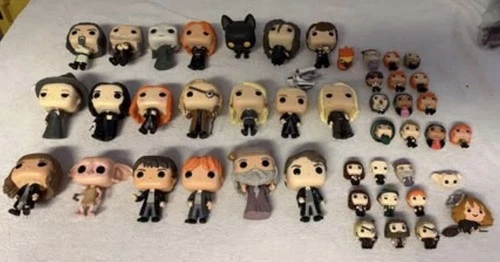 Lot Of 44 Funko Pop! HARRY POTTER Loose Figures Voldemort Dumbledore Mad I Moody