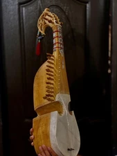 Afghani musical instrument rabab string instrument